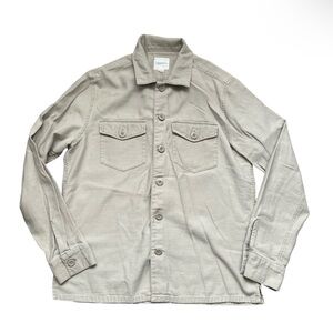 American Eagle Outfitters Men's Light Tan Shirt Jacket